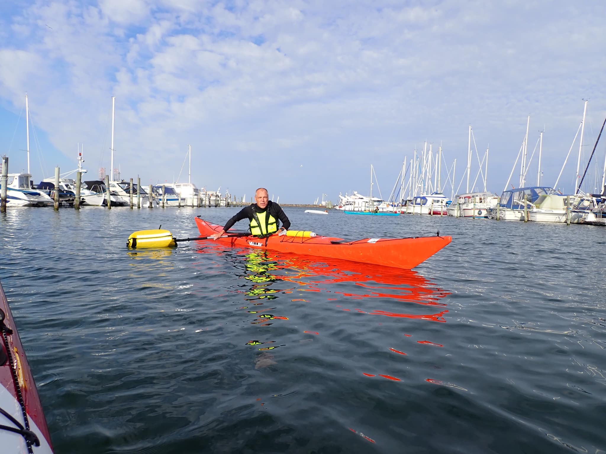 Nyuddannede havkajakroere i Frederikshavn Havkajakklub.