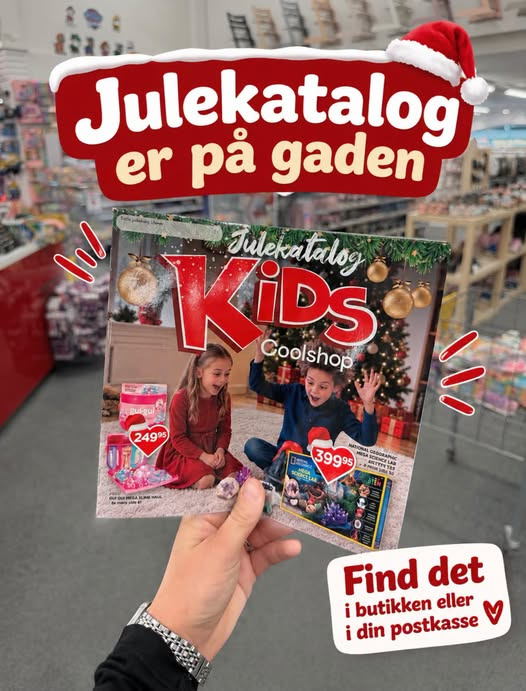 KiDS Coolshop har sendt årets julekatalog på gaden
