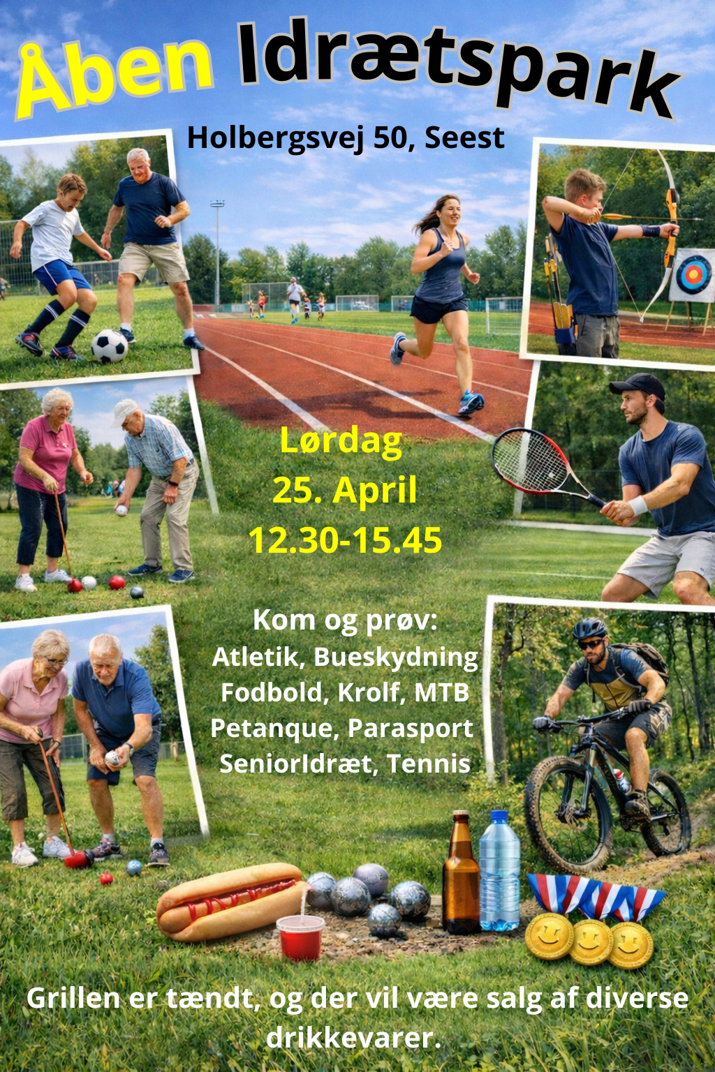 Åbent hus i Seest Idrætspark: Prøv kræfter med sportens verden