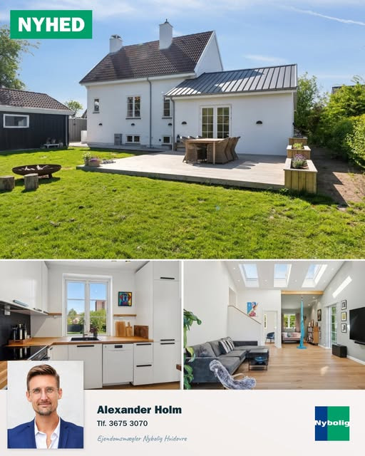 Nybolig Hvidovre - Alexander Holm ApS præsenterer drømmevilla i hjertet af Hvidovre
