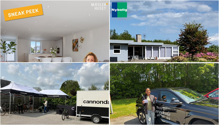 Nyt fra Mæglerhuset Sæby, Nybolig Sæby A/S, Sæby cykler og 1 anden