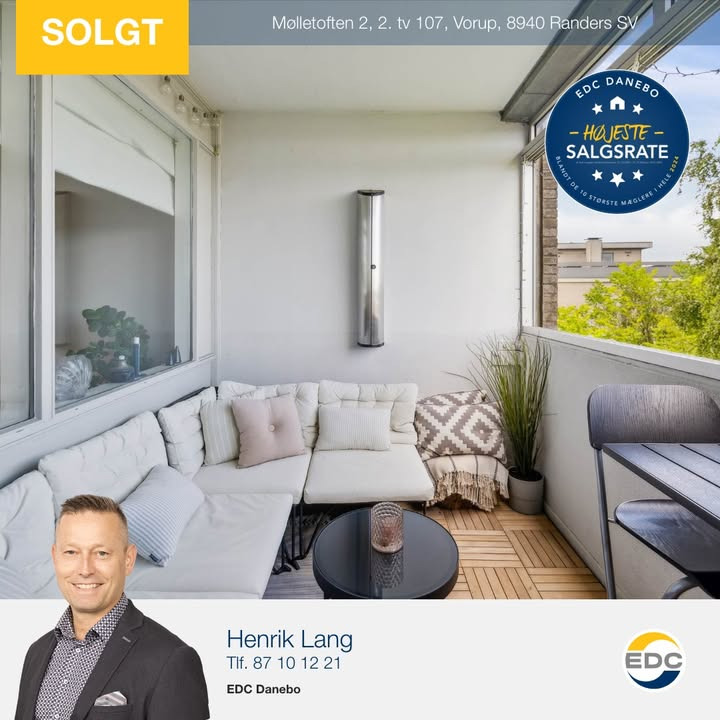 EDC Danebo sælger ejerlejlighed i Randers SV