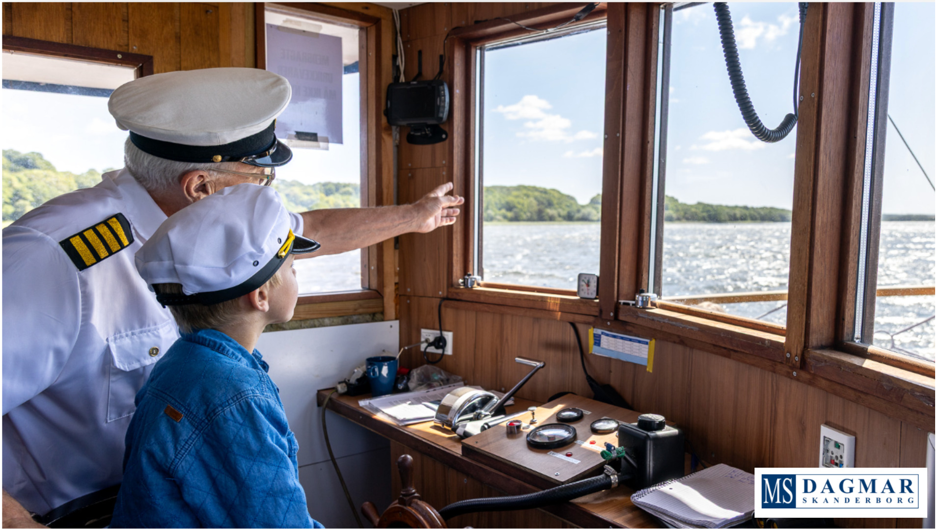 Sommeraftener og små kaptajner på Dagmar i Skanderborg