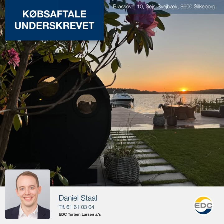 Købsaftale underskrevet på bolig i Silkeborg oplyser EDC Torben Larsen
