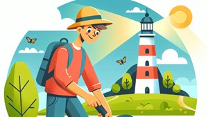 Oplev naturen ved Det Nordatlantiske Fyr med naturrygsæk