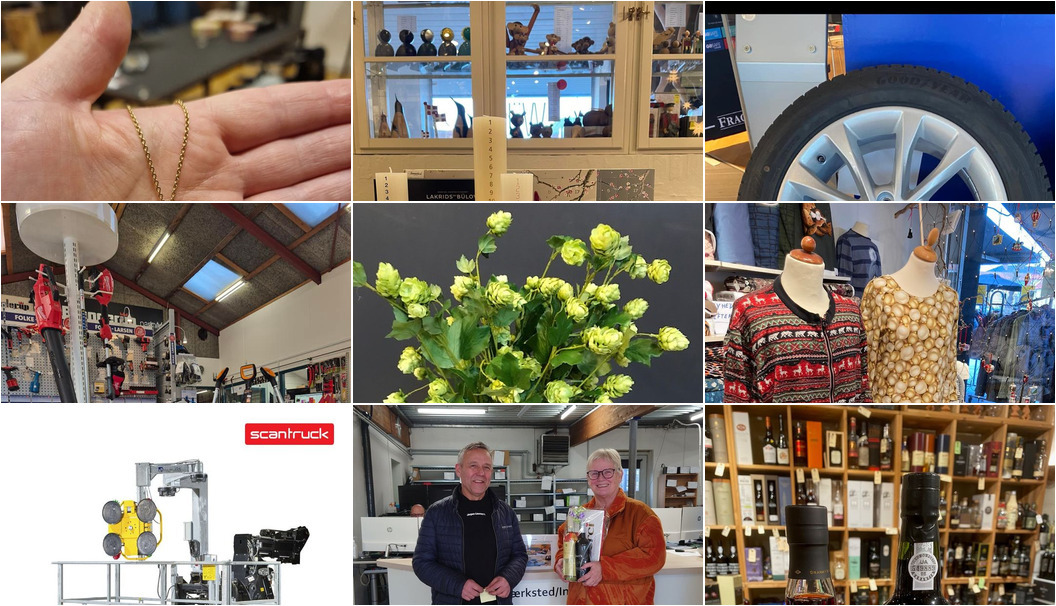 Nyt fra GARDEROBEN, HILMARS ApS, Thiele Skive og 9 andre