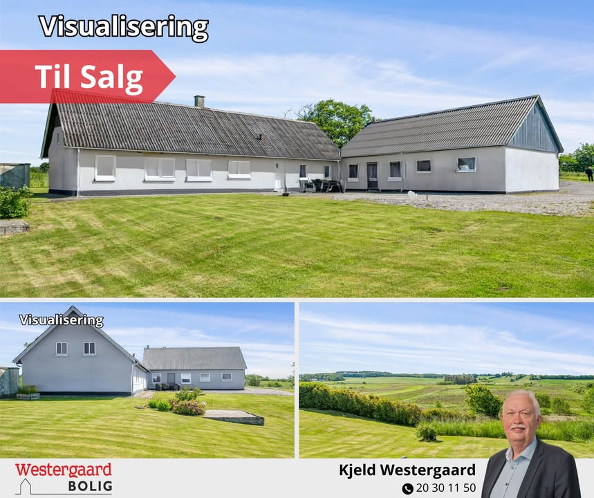 Westergaard Bolig præsenterer idyllisk ejendom med nye sommerbilleder