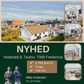 Ejendomsmægler Mike Andersen præsenterer indflytningsklar villa i Taulov til salg