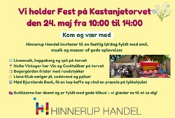 Fest på Kastanjetorvet samler Hinnerup