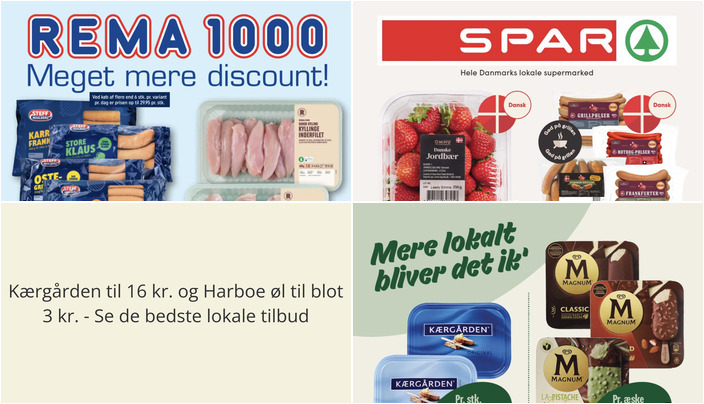 Kærgården til 16 kr. og Harboe øl til blot 3 kr. - Se de bedste lokale tilbud
