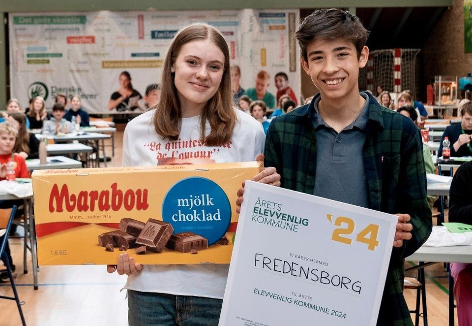 Fredensborg Kommune er kåret til ’Årets Elevvenlige Kommune’