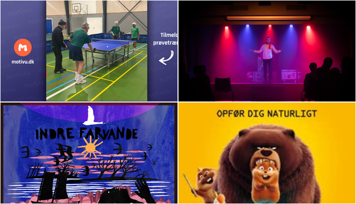 Weekend i Faaborg: Bordtennis, Comedy, Lydkunst og Pixar-eventyr