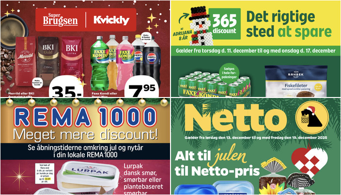 Billig Rahbek fiskefileter til 10 kr. og Kærgården smør til 7,50 kr. i Hornslet