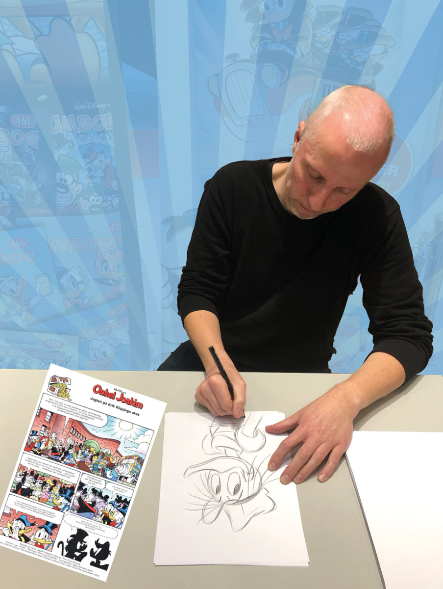 Kalder alle Anders And fans – mød tegneseriekunstner Flemming Andersen på Holstebro Bibliotek