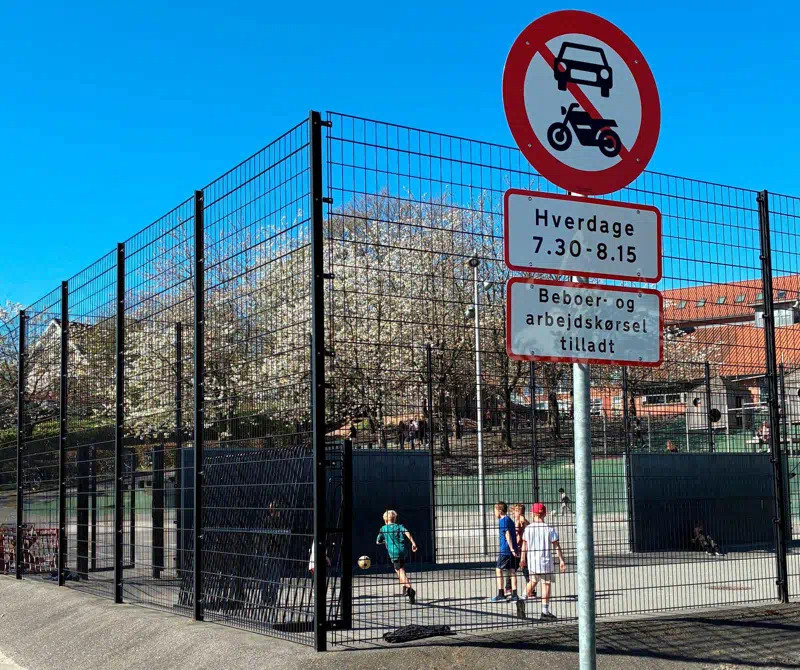 Hjertezone ved Sdr. Vang Skole giver tryggere skoleveje og flere børn på cykel og til fods