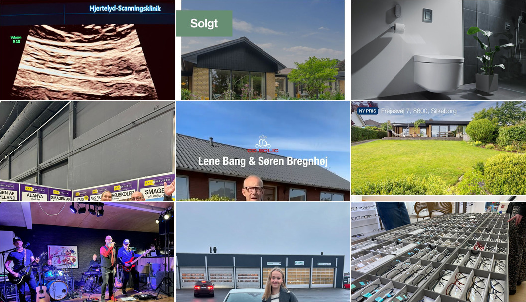 Nyt fra VangVedVængets VVS, Thiele Optik Silkeborg, CD Bolig - Lene Bang & Søren Bregnhøj og 7 andre