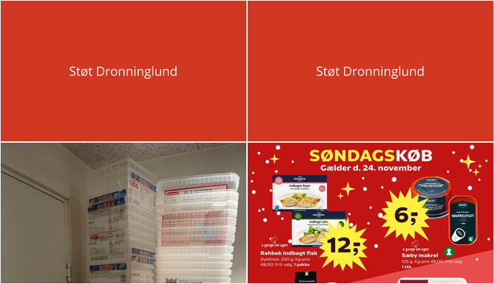 Nyt fra SUPERBRUGSEN DRONNINGLUND og Slikhuset Hjallerup