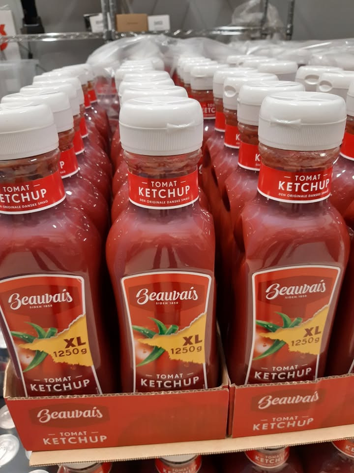 MENY Randers sælger Beauvais ketchup i XL-flaske til 28 kroner