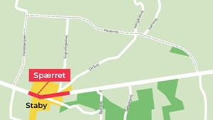 Stabyvej spærret til juli 2025 grundet omfattende vejarbejde i Holstebro Kommune