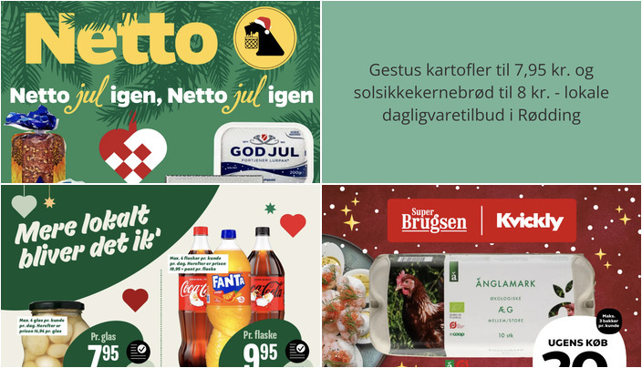 Gestus kartofler til 7,95 kr. og solsikkekernebrød til 8 kr. - lokale dagligvaretilbud i Rødding