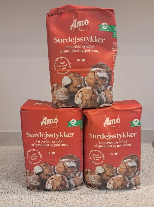 Spar Valsgård tilbyder Amo surdejsstykker for kun 10,99 kr. ved bestilling på Facebook