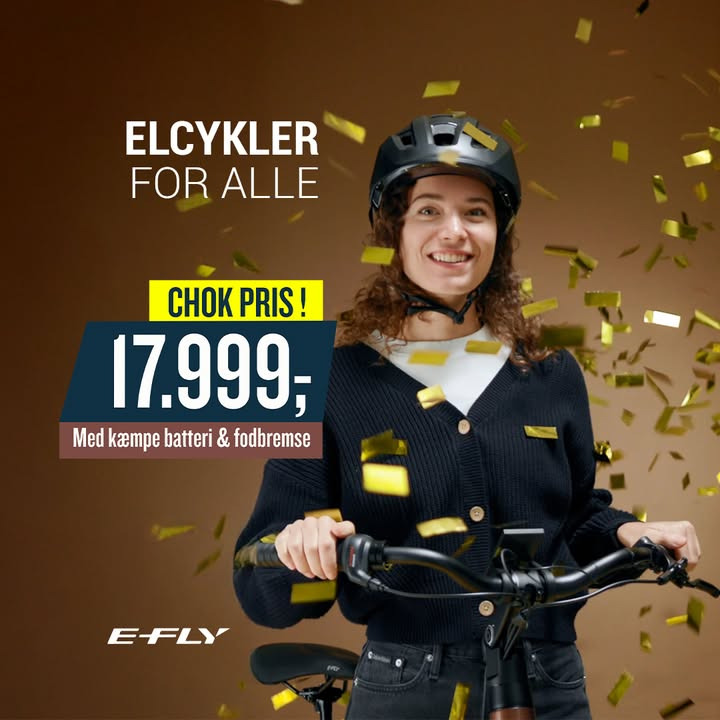Møllers Cykel Shop lancerer chokpris på E-Fly VELA 100 elcykel