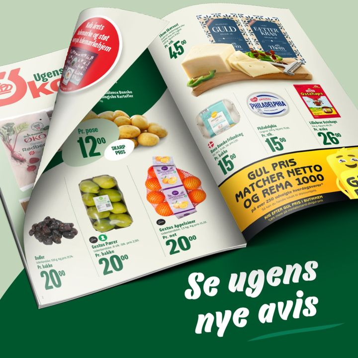 Find inspiration til ugens madplan i avisen hos Min Købmand, Nim