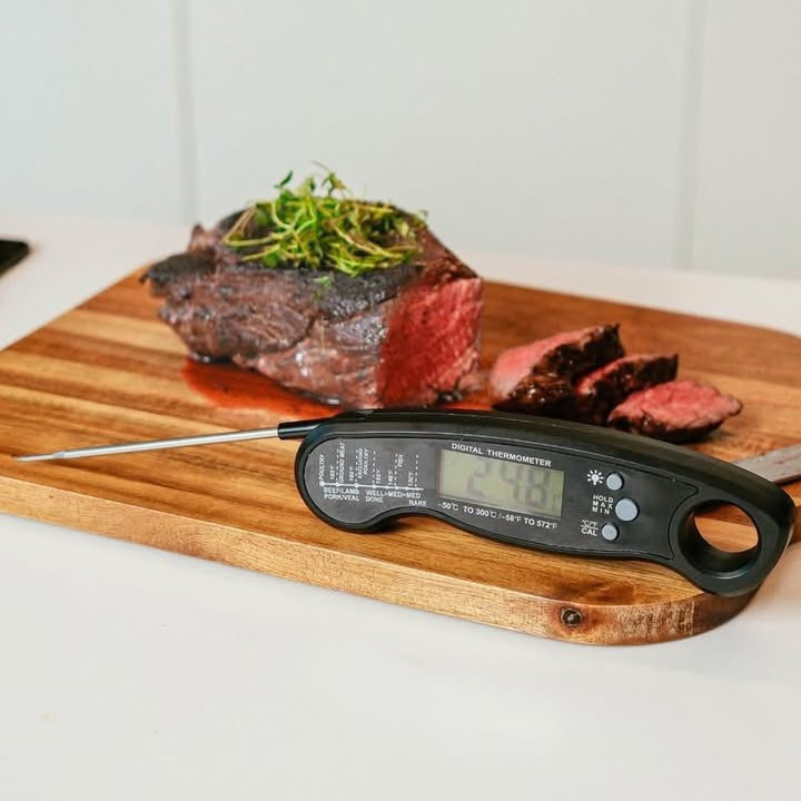 Tilbud på digitalt stegetermometer hos Min Købmand Øster Bjerregrav – kun 89,95 kr. stk.