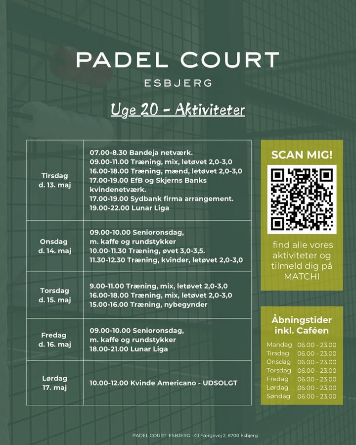 Padel Court Esbjerg lancerer nyt medlemskab og sommercamp