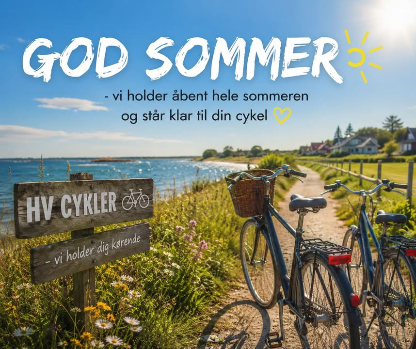 HV Cykler holder åbent hele sommeren