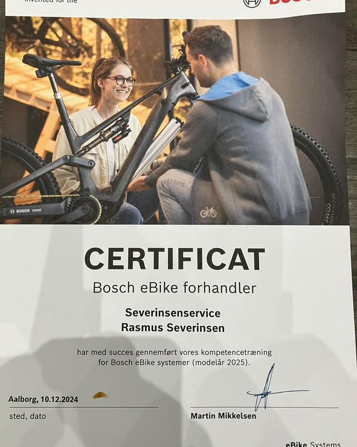 Sæby cykler har opdateret ekspertisen med Bosch elcykel-kursus!