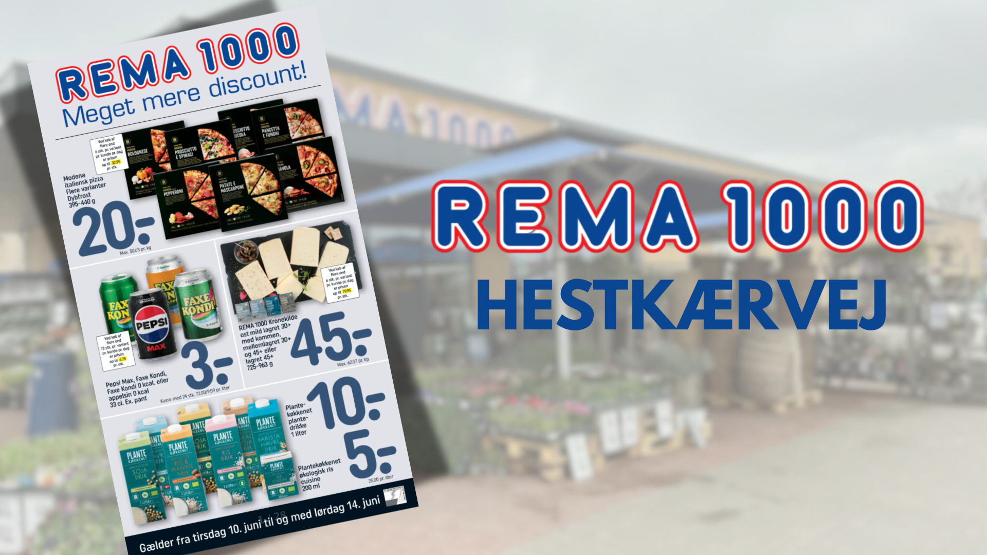 Spar stort på dine indkøb hos REMA 1000 Hjørring