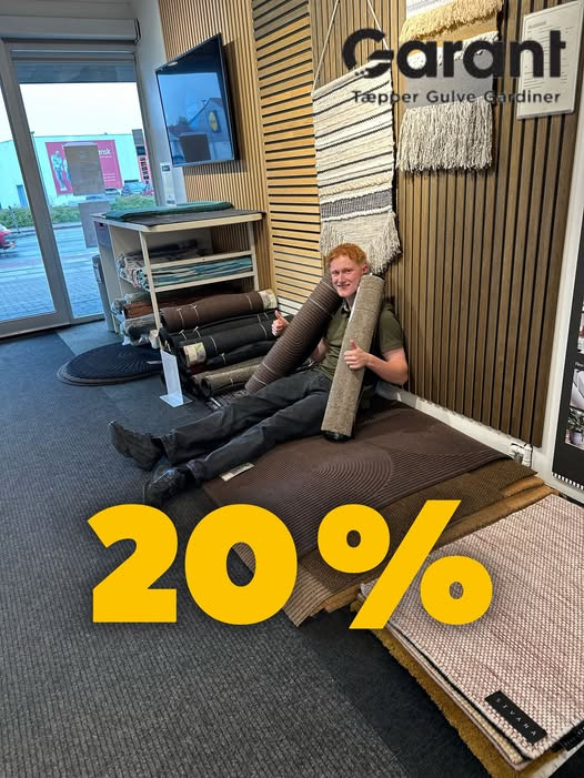 Garant Brønderslev giver 20% rabat på alle måtter i uge 40 og 41
