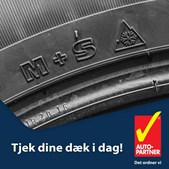 JM Autoteknik opfordrer: tjek dine dæk før vinterkørslen