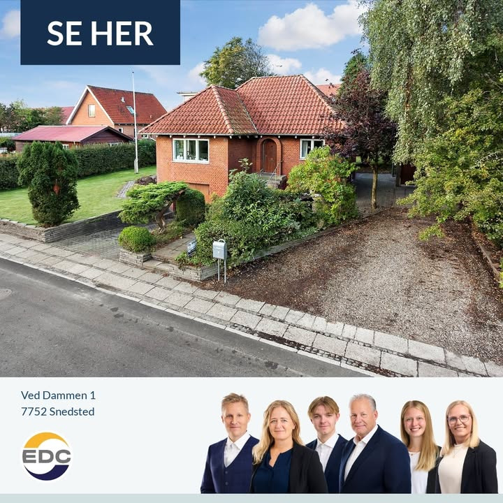 EDC Hurup Thy præsenterer arkitekttegnet villa i Snedsted fra 1956