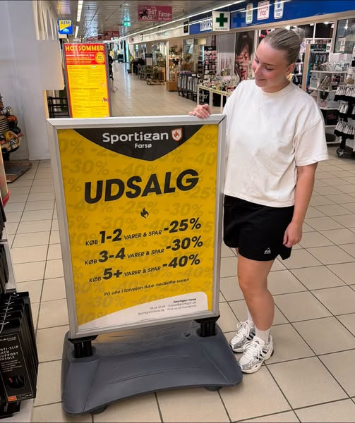 Sportigan Farsø har kæmpe rabatter på næsten alt i butikken