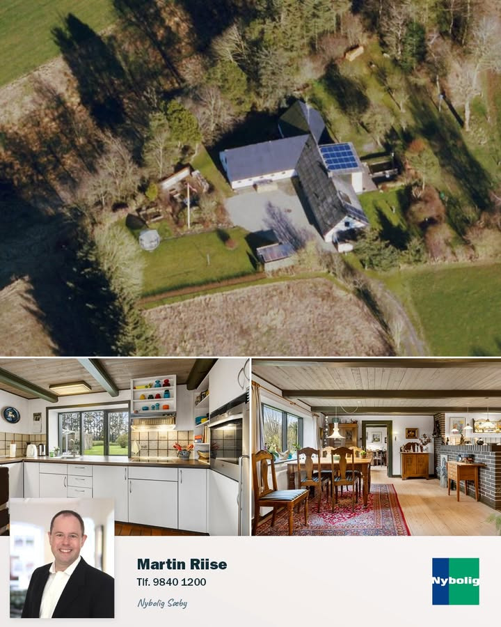 Nybolig Sæby A/S præsenterer charmerende landsted i naturskønne omgivelser