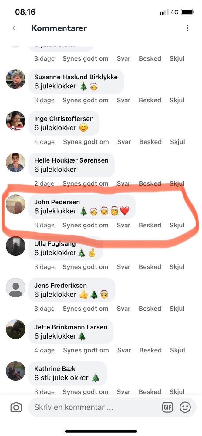 Elling Slagterforretning &#xF8;nsker John Pedersen tillykke med rullep&#xF8;lsegevinst