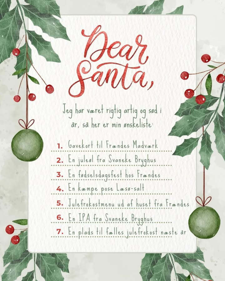 Frændes Madværk deler deres perfekte ønskeliste som inspiration til julen