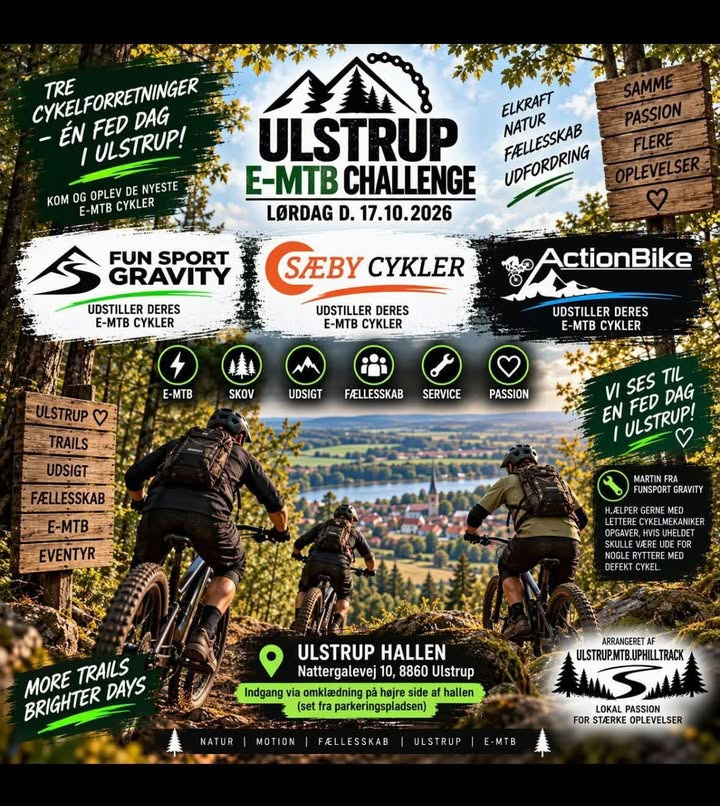 Sæby cykler afslutter løbssæsonen ved Ulstrup E-Mtb Challenge