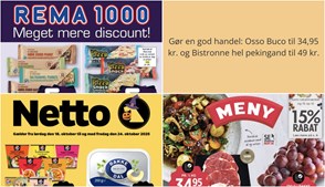 Gør en god handel: Osso Buco til 34,95 kr. og Bistronne hel pekingand til 49 kr.