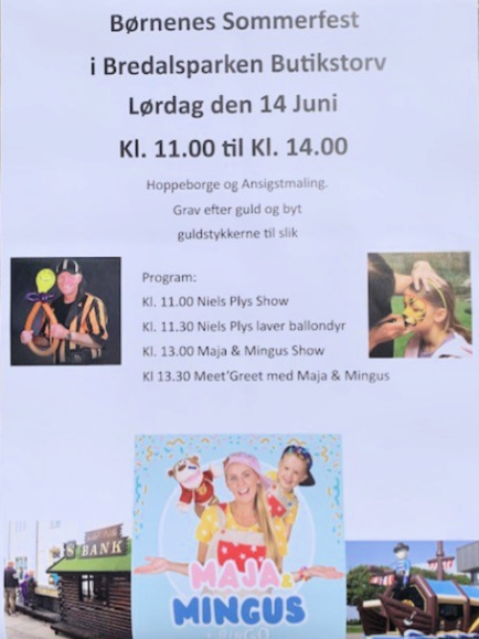 Festlig børnedag på Bredalsparkens Butikstorv
