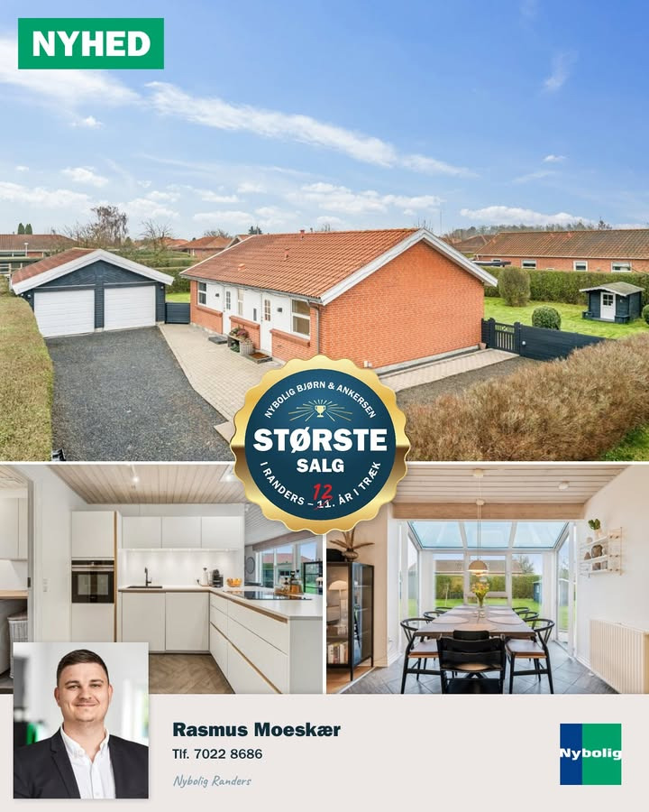 Nybolig Bjørn & Ankersen præsenterer drømmevilla i rolige omgivelser i Romalt