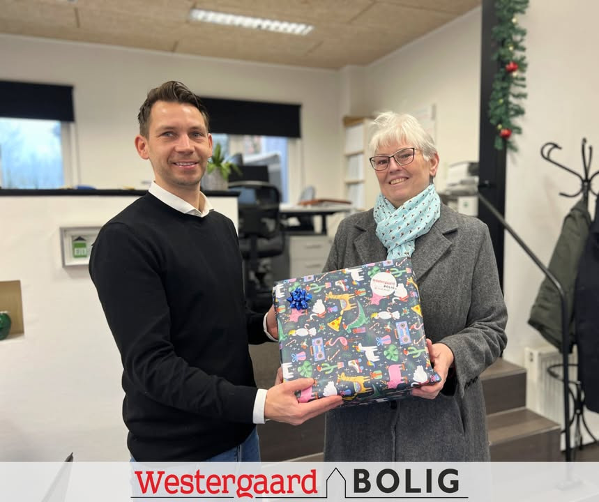 Elisabeth Jensen vinder adventskonkurrence hos Westergaard Bolig