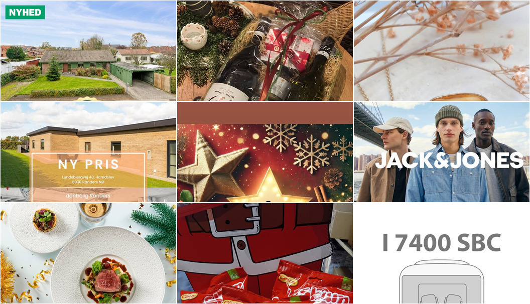 Nyt fra RealMæglerne Klaus Larsen, Hjemmeoptik v/Peter F Nielsen, Smykkedesigner Helga Winther og 21 andre