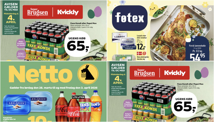 Store besparelser på Coca-Cola til 59 kr. og Lurpak smør til 12 kr. i Nørresundby