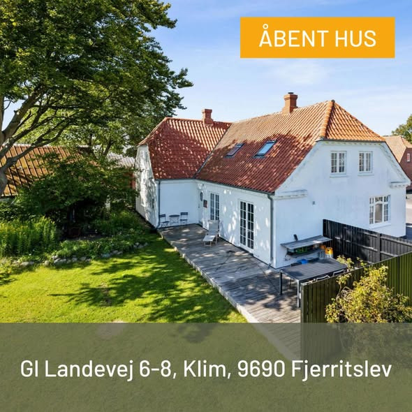 Mæglerhuset Asger Larsen inviterer til åbent hus i Fjerritslev og omegn søndag d. 8. marts