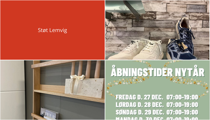 Nyt fra KJELD SKO, MIN KØBMAND LEMVIG og Livingshop Holstebro