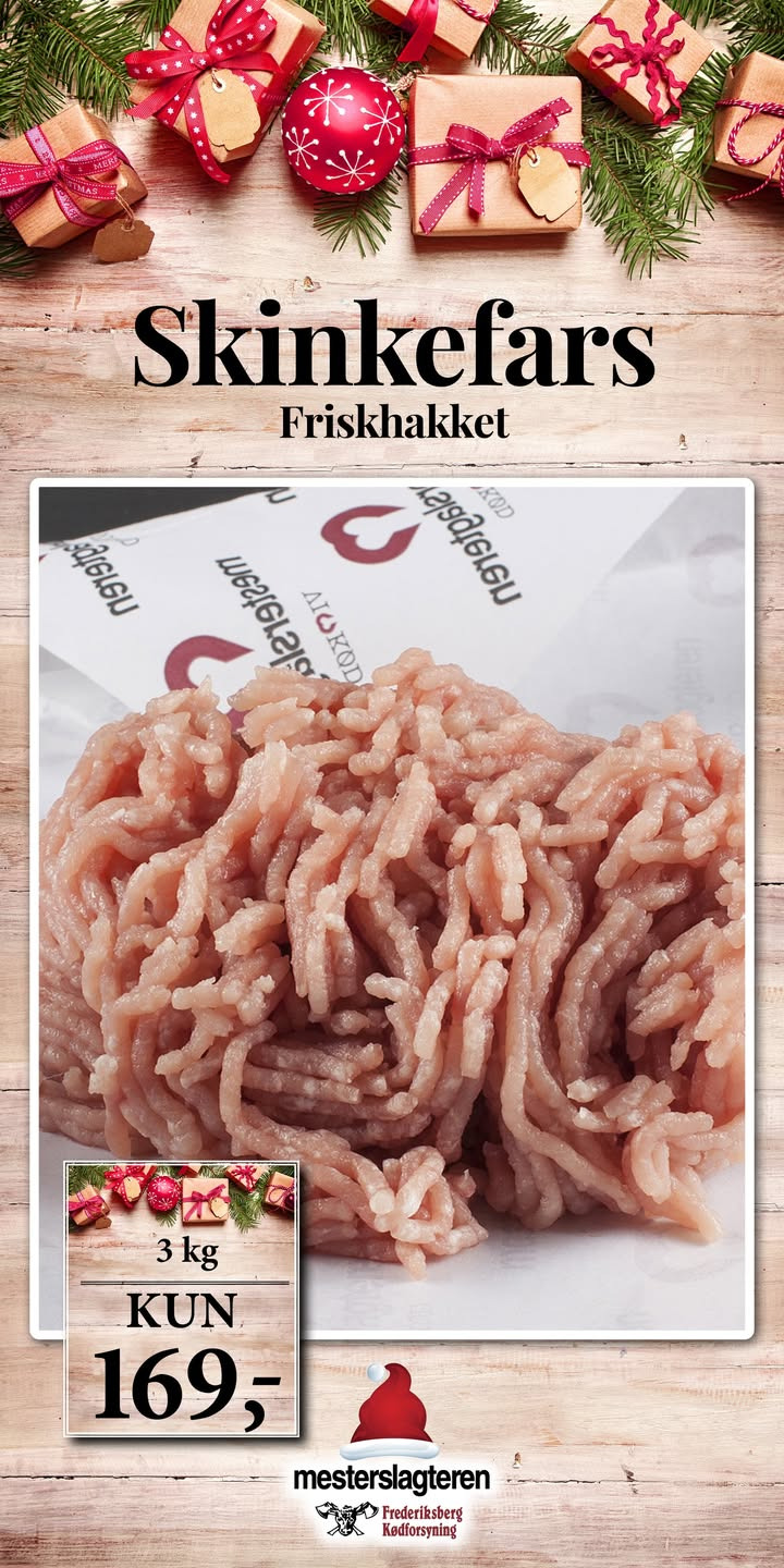 Gode tilbud til julehyggen hos Frederiksberg Kødforsyning v/Christian Rytter Sørensen