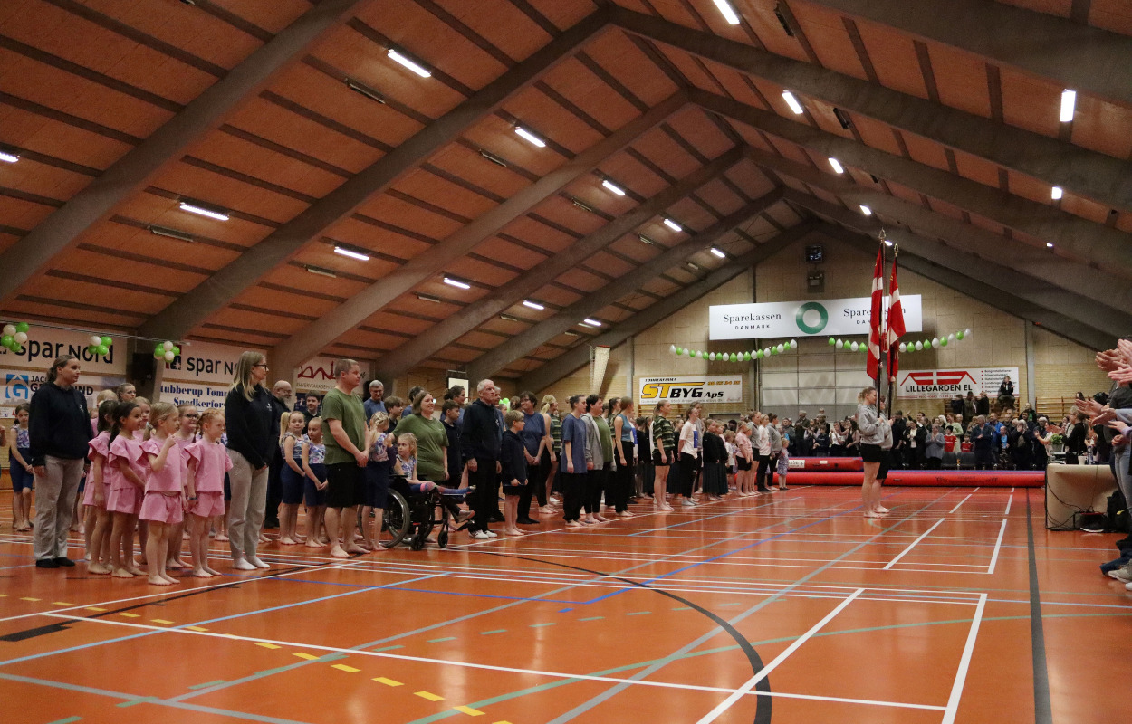 Lokalopvisning i Valsgaard Hallen med Valsgaard Gymnastikforening